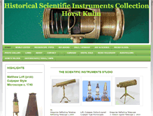 Tablet Screenshot of kuhn-scientificinstruments.de